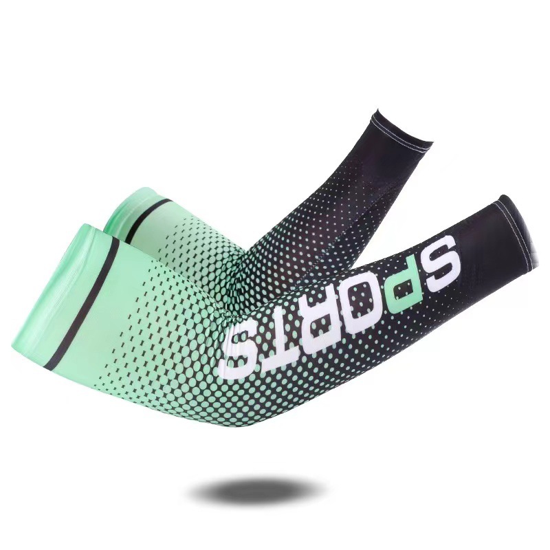 Picture of Sun protection ice oversleeve men's oversleeve Ice Silk gloves women's summer thin UV protection riding face towel driving source
