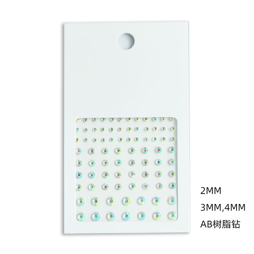 Picture of Cross-border Hot Diamond Sticker Shiny Face Diamond Sticker Eye Diamond Stage Shiny Rhinestone Sticker Face Sticker