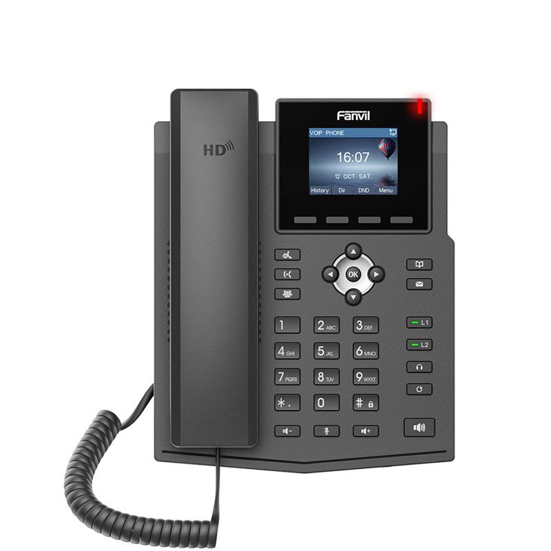 Picture of Fanvil Orientation X3SP Color Screen IP Telephone SIP Network Telephone Lan Volip Network Cable POE