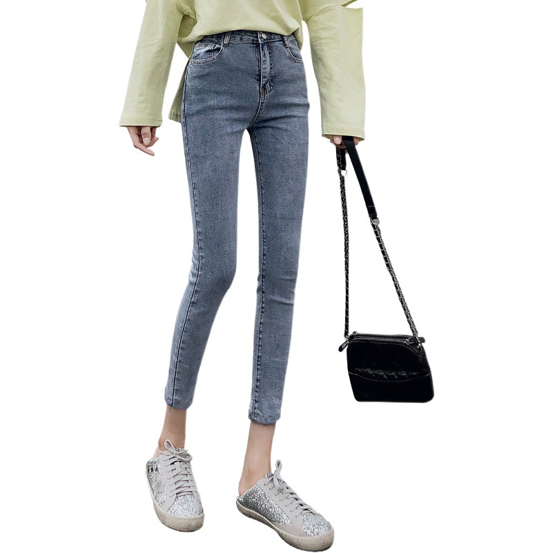 High Waist Jeans Women's Summer Thin 2023 Spring and Autumn New Stretch Tight Slimming Tall Pencil Pants