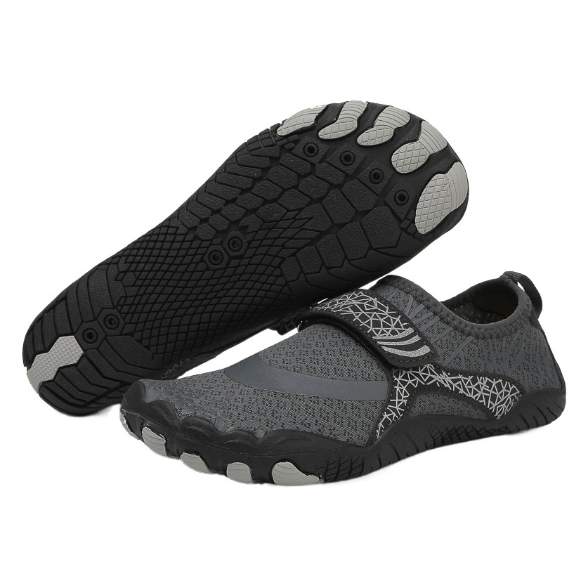 Outdoor wading upstream shoes non-slip quick-drying lightweight fishing men's shoes five-finger hiking shoes camping hiking shoes plus size 47