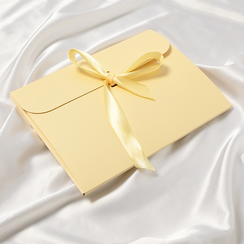 Picture of Scarf Scarf Gift Box Envelope Shape Bow Boutique Gift Box Gift Box Packaging Tie Paper Box