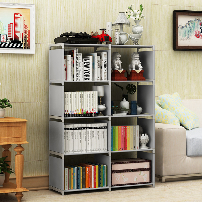 Picture of Bookcase trapezoidal bookshelf multi-layer combination bookcase shelf children student bookshelf classroom locker storage bookshelf