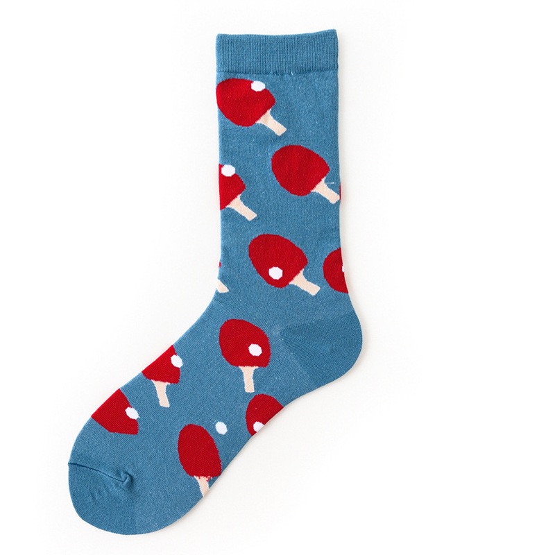 Picture of Mid-Calf Trendy Socks, Fashionable and Comfortable, Elegant Couple Socks, Long Socks for Export, Trendy Oil Painting Style, Jk Internet Celebrity High Socks, Wholesale