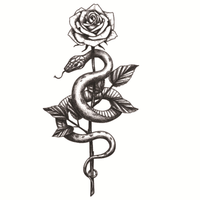Picture of Small full arm flower arm bronzing glitter luminous painted tattoo stickers cross-border creative funny tattoo stickers manufacturers wholesale