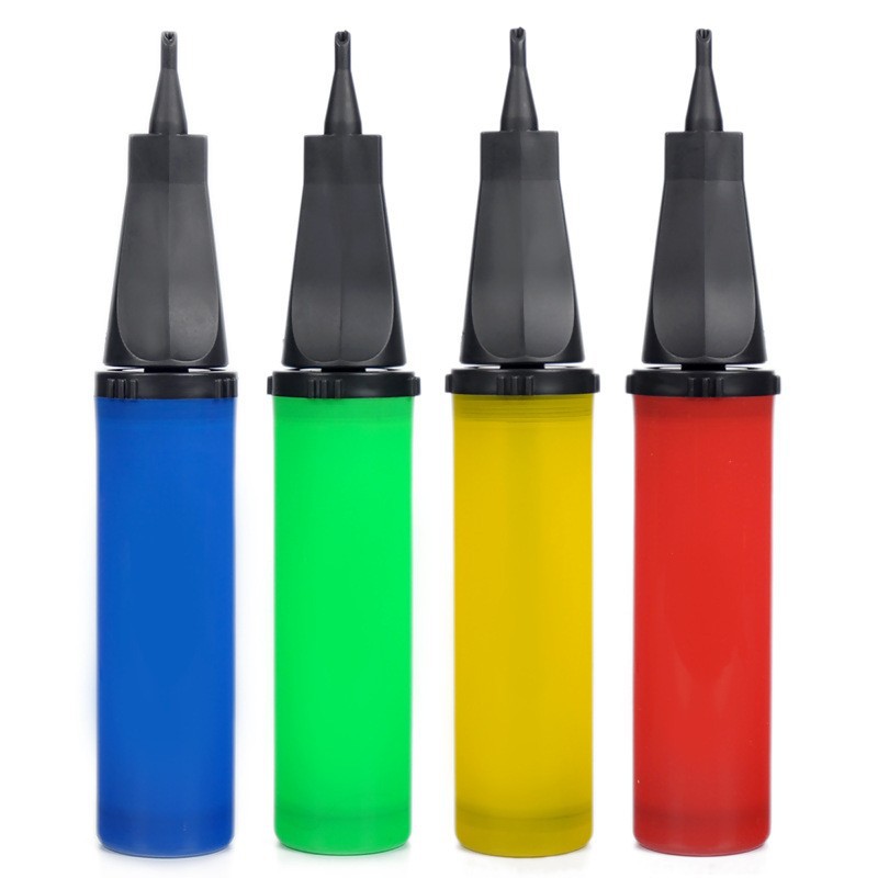 Plastic flat mouth pump manual hand pump balloon Macaron inflatable cylinder manufacturers direct wholesale