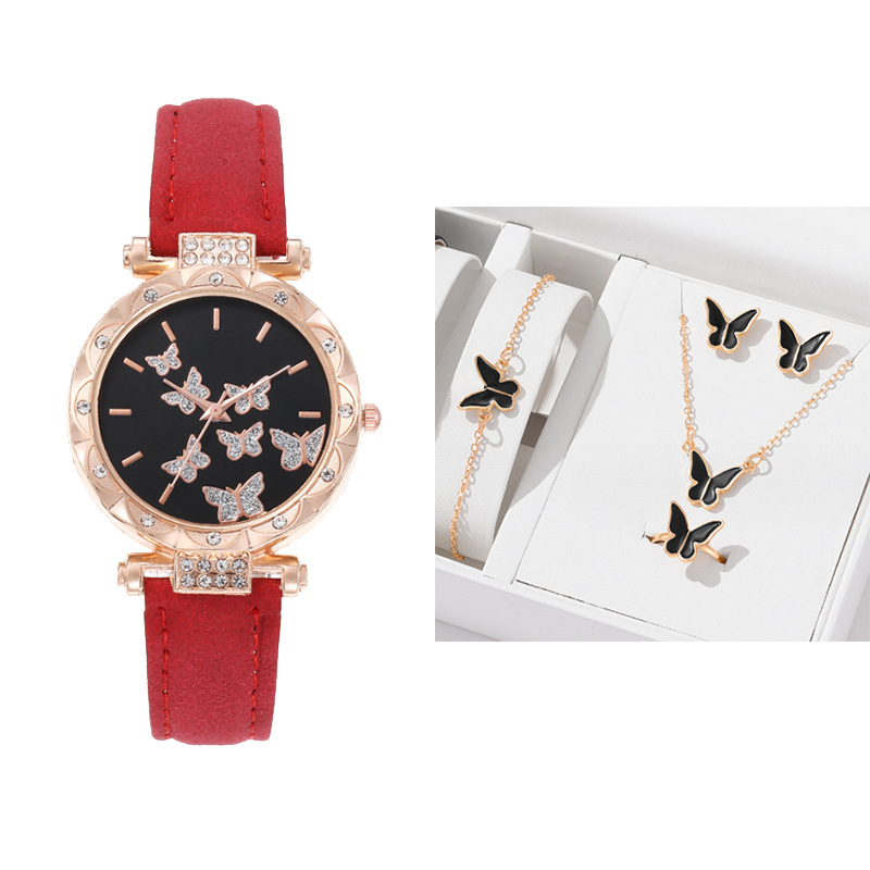 Picture of New TikTok Popular Women's Watch Fashion Simple Watch Butterfly Digital Belt Watch Wholesale