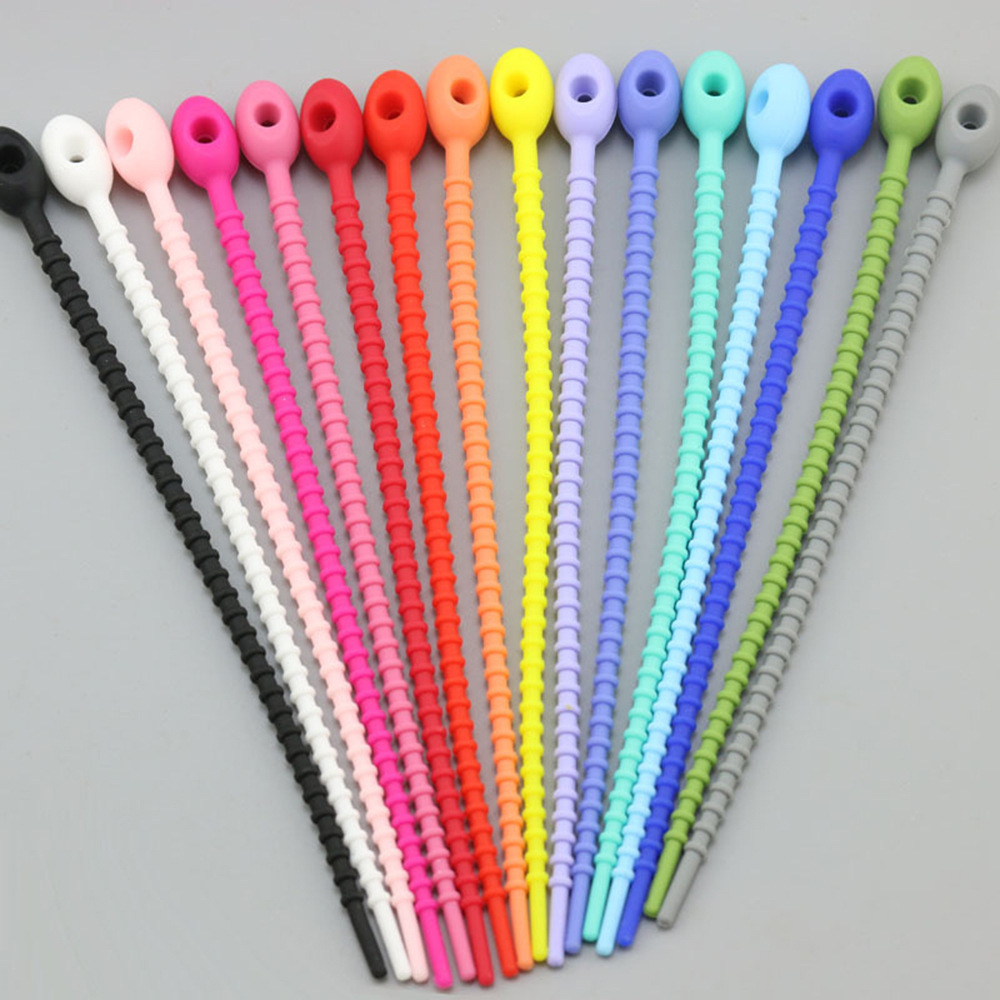 Picture of Cross-border Silicone Cable Tie Storage Belt Various Sizes Suitable for Most Supplies Storage Recyclable Winch