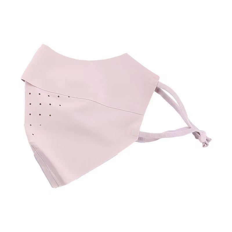 Picture of Sunscreen Mask Women's Anti-ultraviolet Summer Black Sunshade Full Face Mask Ice Silk Thin Breathable Eye Corner Stereo