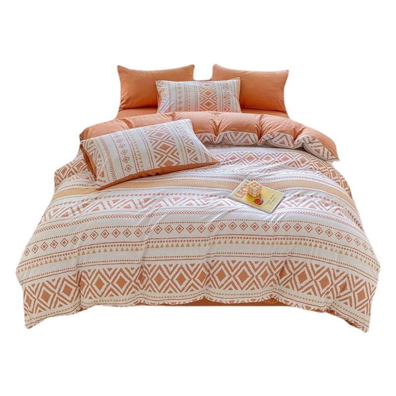 Small fresh single quilt cover ins literary style quilt cover student dormitory single sheet four seasons bedding wholesale