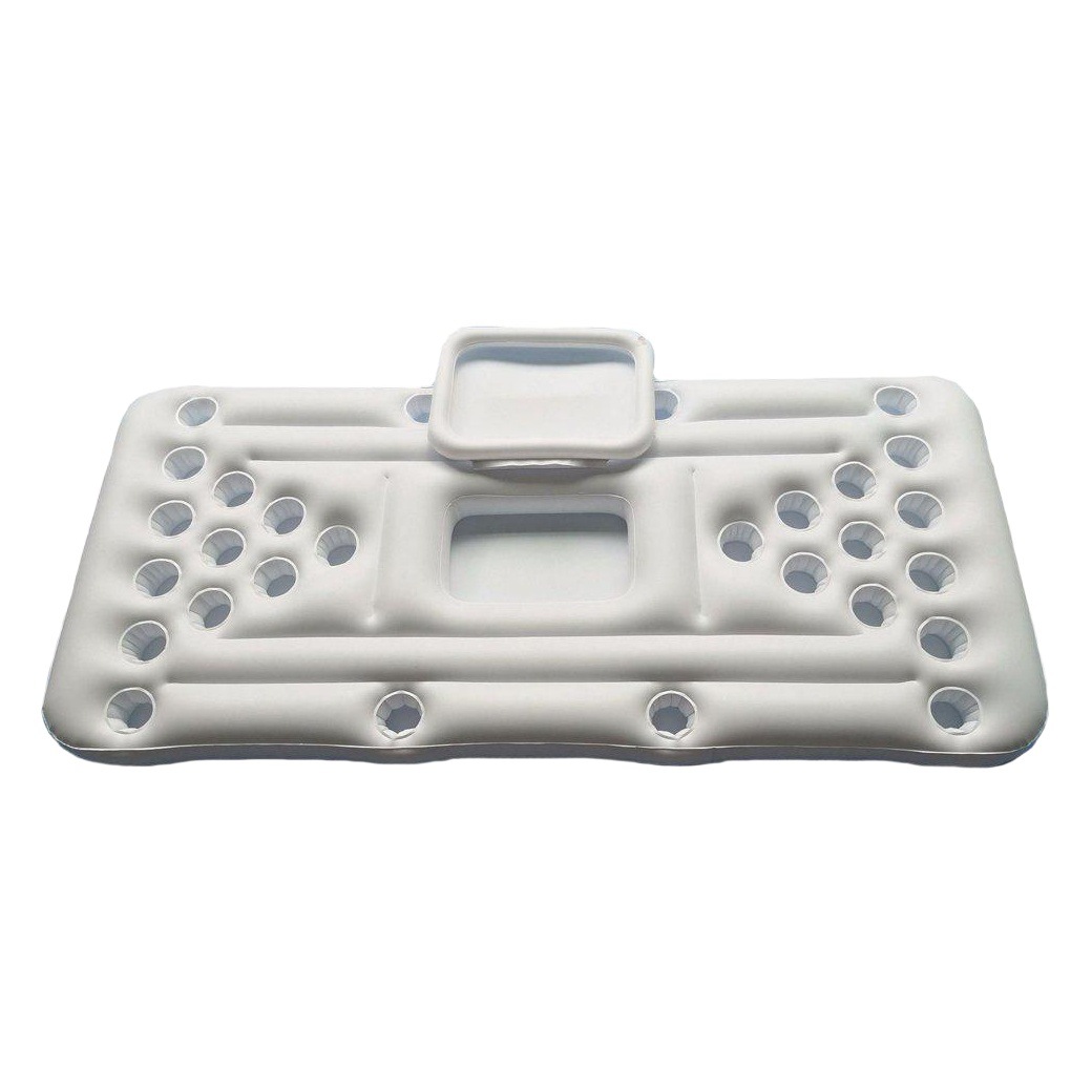 Inflatable Beer Table 28 Cup hole floating row water 22 hole 24 hole 20 hole table tennis game table Entertainment ice tank in stock