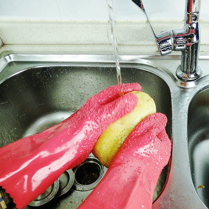Picture of Peeling Gloves, Peeling Gloves, Potato Rub, Yam and Taro Scraping Gloves, Vegetable Peeling Taro