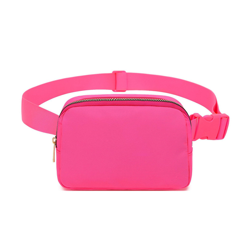 Picture of Amazon Outdoor Running Waist Bag Lulu Same Style Crossbody Bag Chest Bag for Men and Women Fashionable Nylon Waterproof Sports Waist Bag