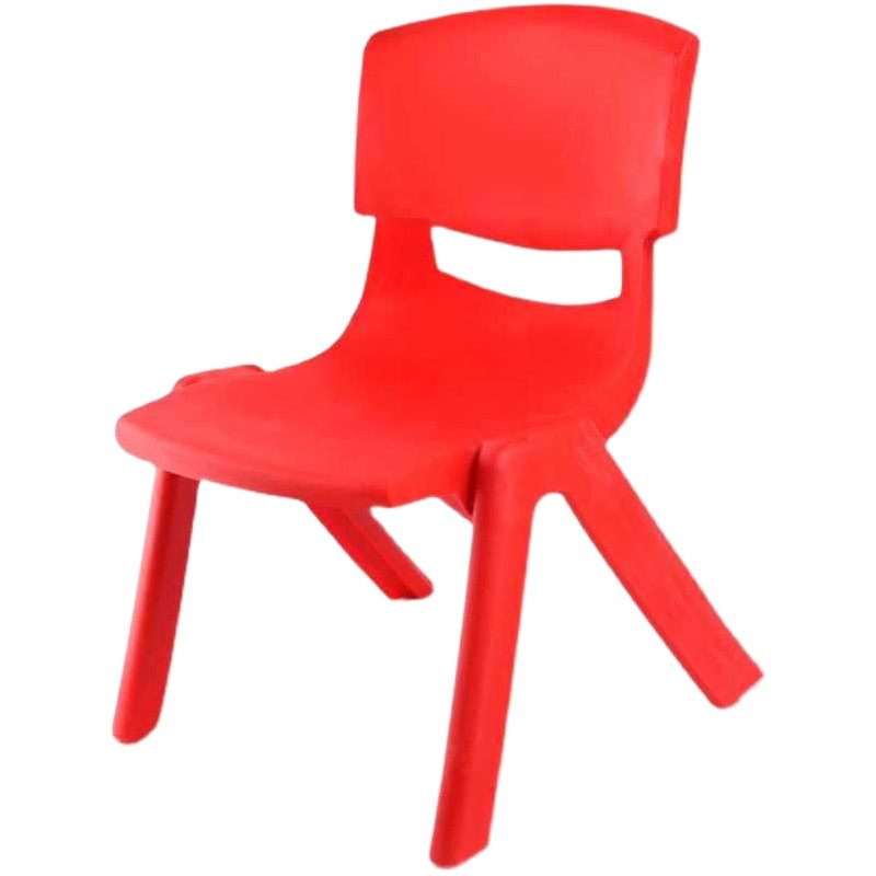 Household adult thickened backrest chair small bench kindergarten chair children's back chair plastic seat stool
