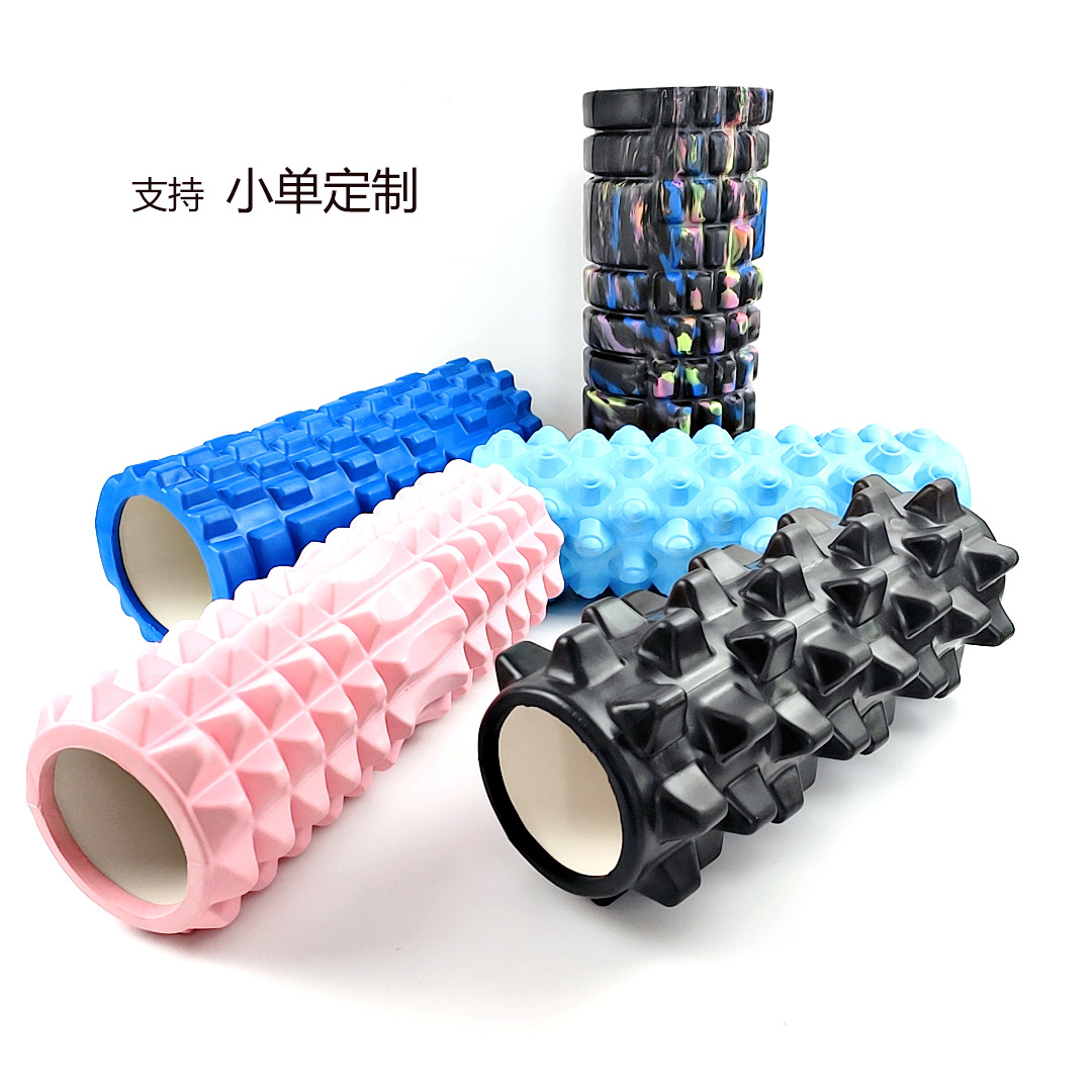 33CM Hollow EVA Yoga Column Muscle Relaxation Foam Shaft Spike Roller Leg Massage Fitness Pilates Column