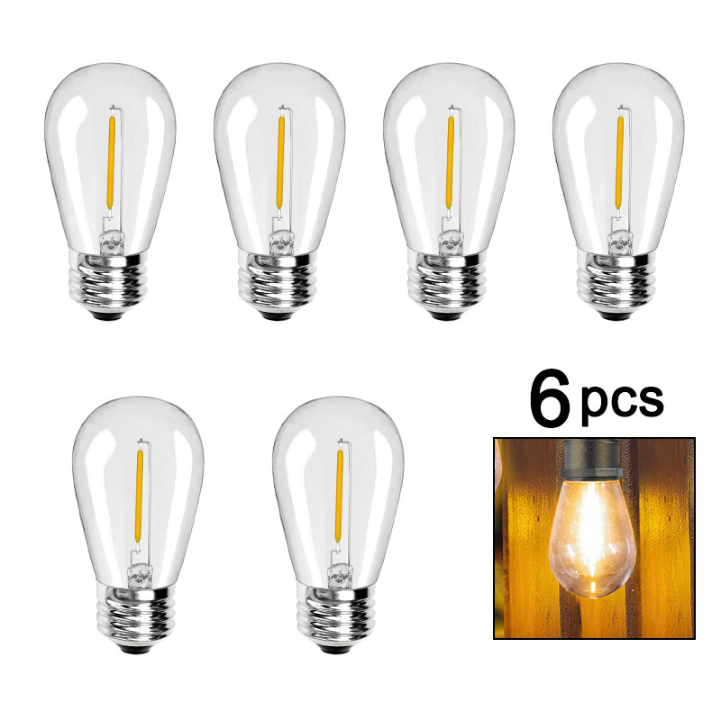 Picture of Factory spot G40LED bulb solar light string outdoor waterproof E27 bulb S14 light string E12 bulb
