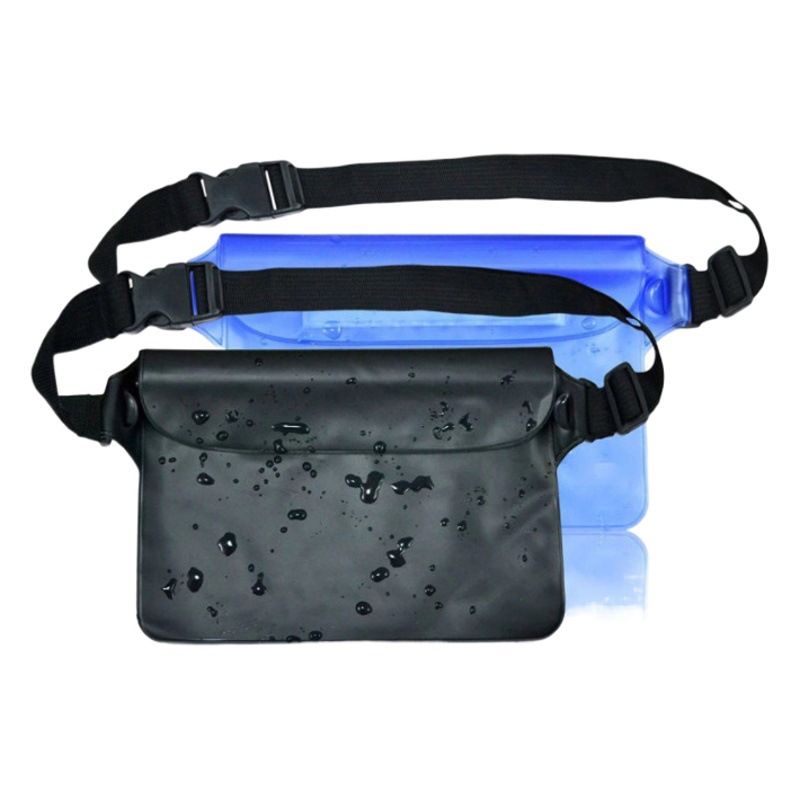 Mobile Phone Waterproof Bag Outdoor Water Splashing Festival Drifting Beach Swimming Three-layer Sealed pvc Storage Waterproof Waist Bag