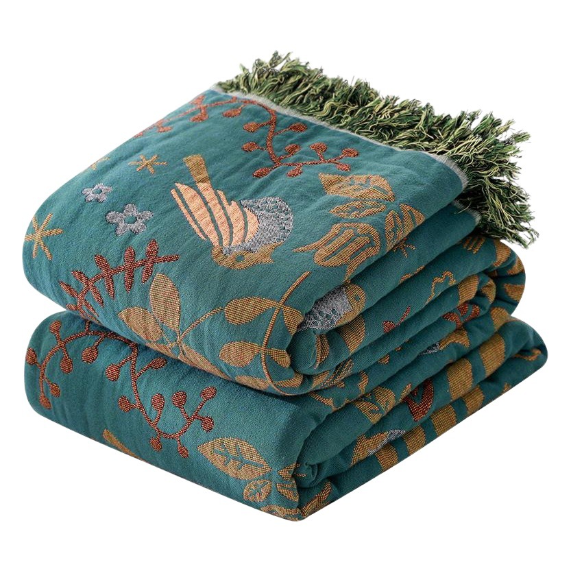 Cotton Gauze Sofa Cover Cover All Cotton Full Covering Cloth Nordic Sofa Cushion Cover Blanket All Seasons Universal