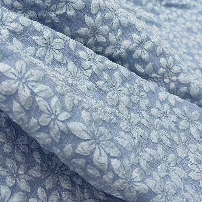 Bubble Starfish Flower Stereo Embossed Jacquard Fabric Concave-Convex Tutu Skirt Cloth Bag Children's Wear Handmade DIY Jacquard Cloth