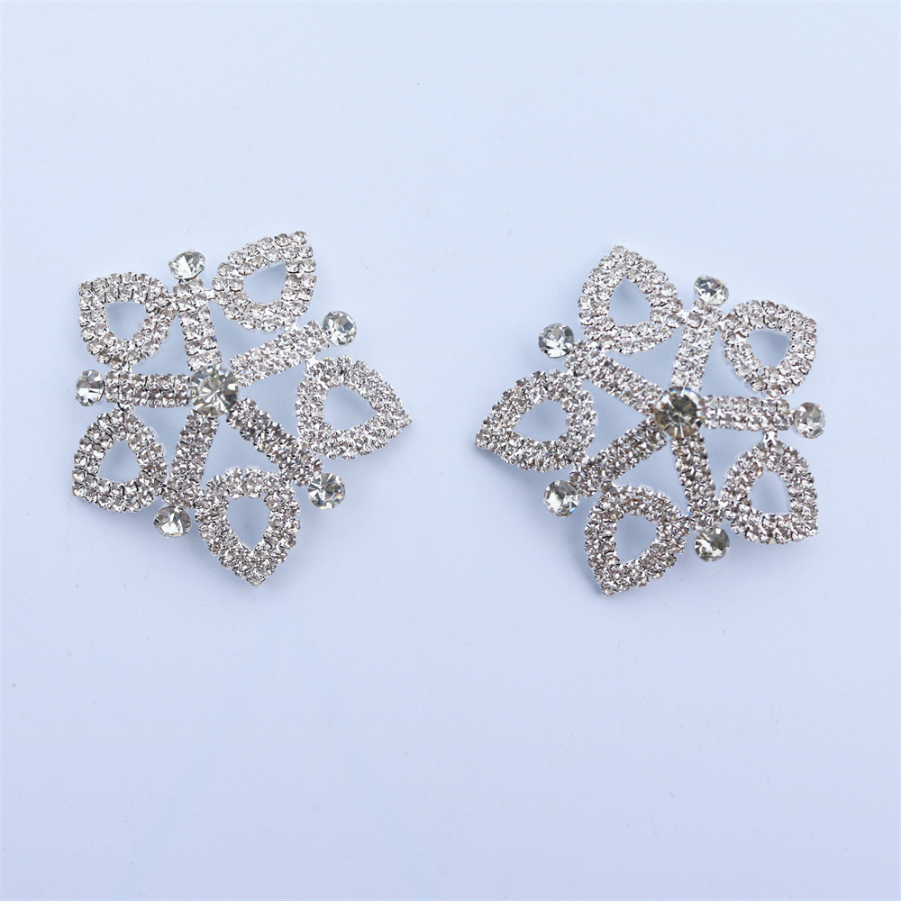 Europe and the United States cross-border new fashion rhinestone chest stickers exquisite sexy geometric hollow nipple stickers accessories women Wholesale