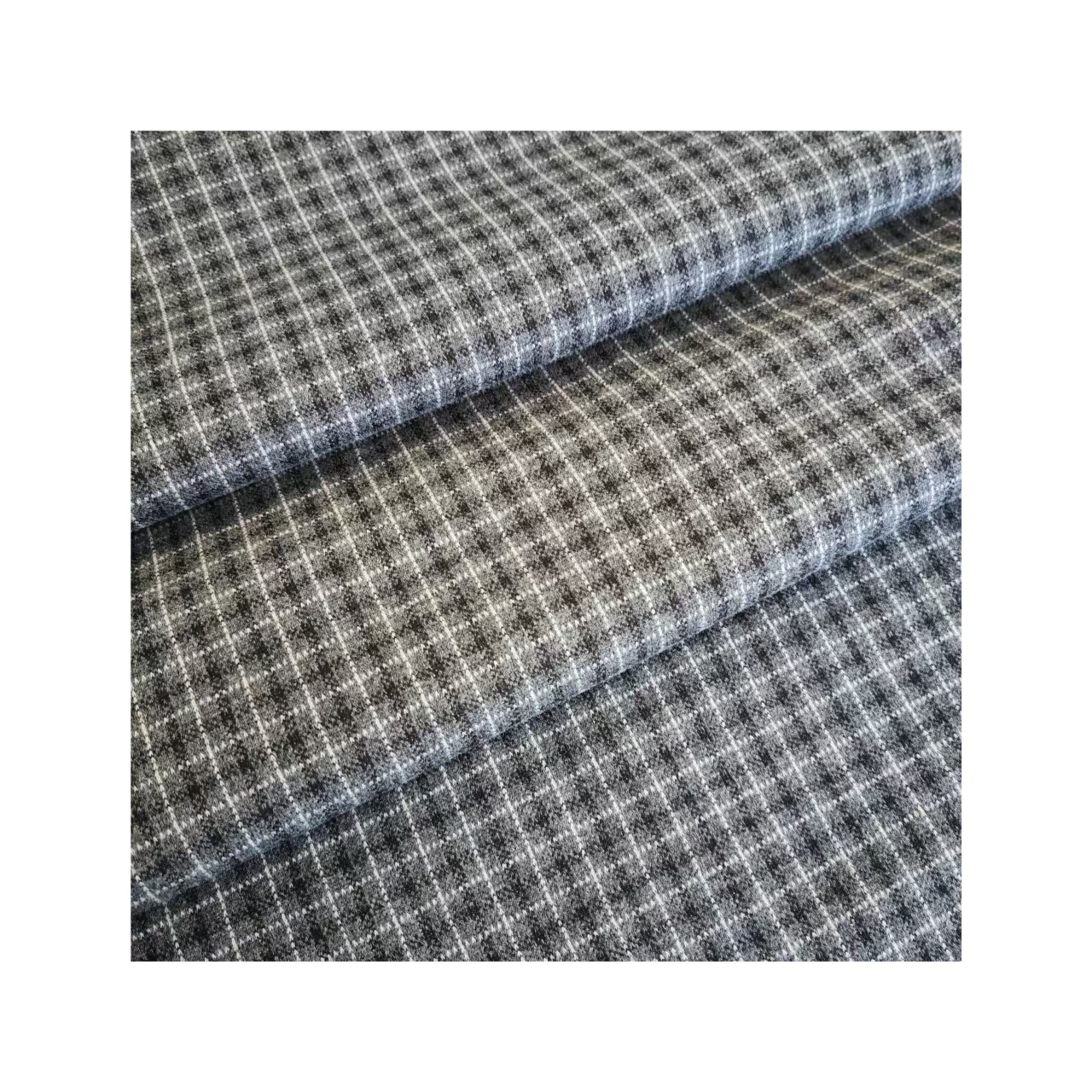 Picture of Shaoxing manufacturer spot 25 knitted micro-elastic small jacquard plaid fashion children's shoes and hats, luggage plaid coarse woolen wool