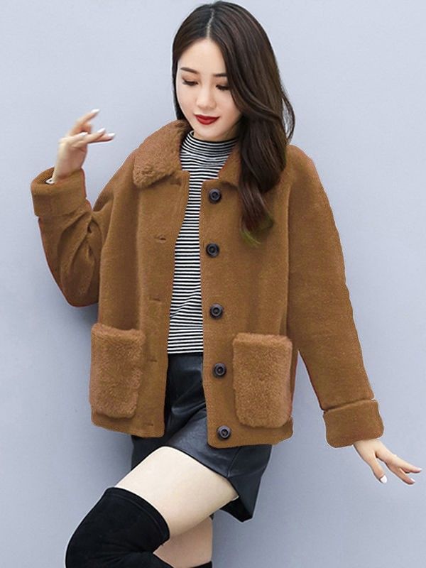 Picture of Short coat for women loose thickened 2023 autumn and winter New Korean style thick all-match fashionable top