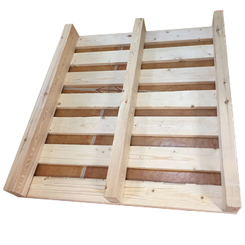 Picture of Logistics Forklift Wooden Pallets, Moisture-Proof Fumigation Wooden Pallets, Fumigation-Free Wooden Pallets for Easy Loading and Unloading, Solid Wood Pallets