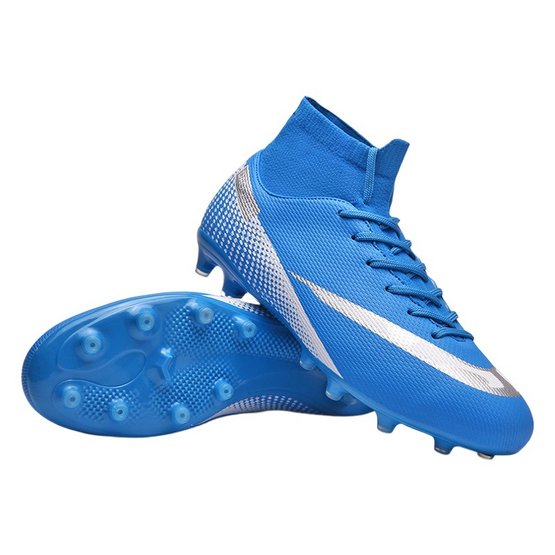 Football Shoes cross-border plus size high-top Football Shoes boys and girls tf broken nail adult grass AG nail Sports