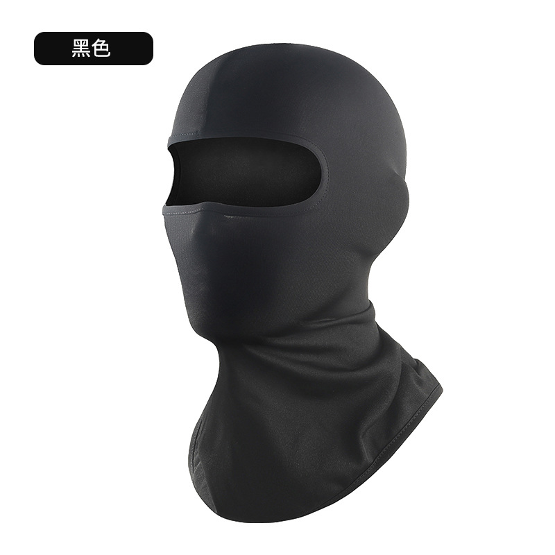 Picture of Outdoor Riding Sunscreen Mask Bicycle Helmet Inner Liner Windproof Sports Tape Hood Dust Cover Hat for Men and Women