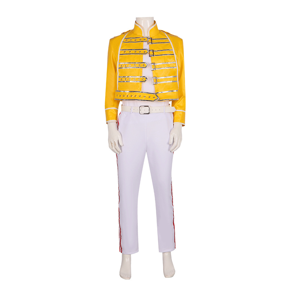 Picture of Queen's lead singer Fredi cos clothing Fredi cos Freddie Mercury stage performance clothing