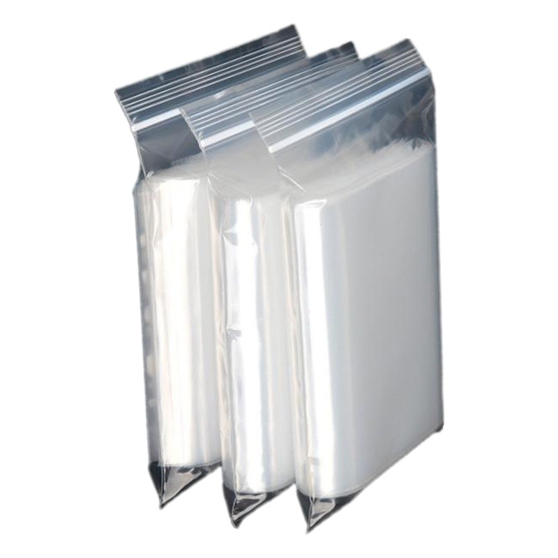 pe chain bag bone bag high pressure thickened sealed food grade packaging bag PE transparent plastic sealing self-sealing bag