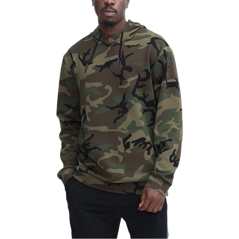 Autumn and winter American leisure sports sweater men's loose basketball training running fitness sweater long sleeve