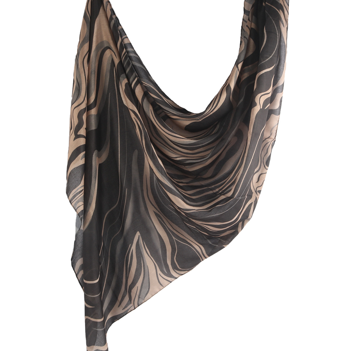 Picture of Best-Selling Watercolor Tie-Dye Cotton Scarf Arabian Satin Polyester Long Scarf Turkish Middle Eastern Scarf