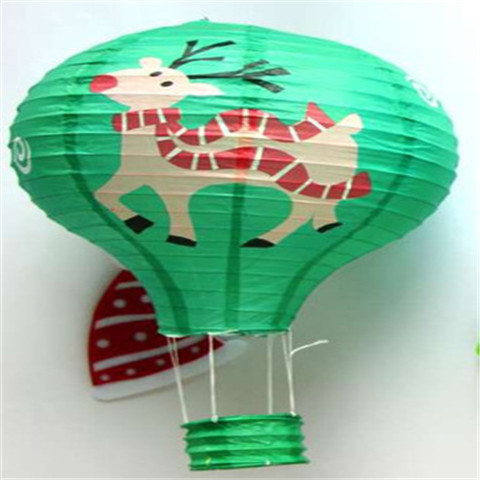 Picture of Hot Air Balloon Paper Lantern Decoration Shopping Mall Store Celebration Kindergarten Corridor Hanging Decoration Birthday Party Celebration Venue Layout