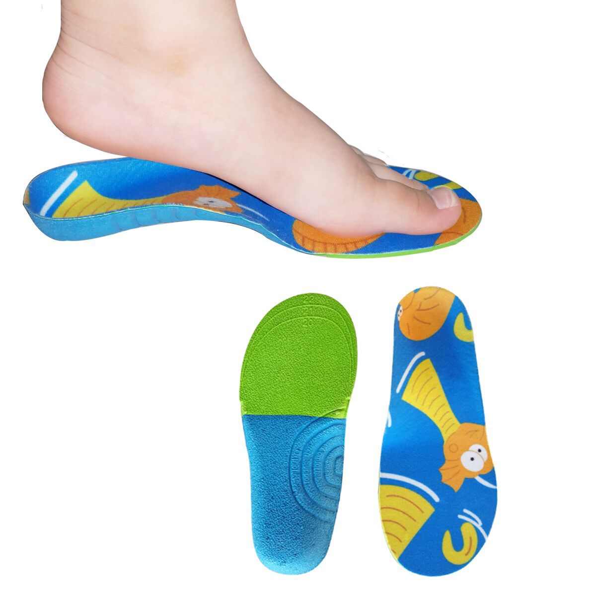 Picture of Children's inner splay correction insole baby's valgus flat foot arch sports insole function sweat-absorbent breathable men and women