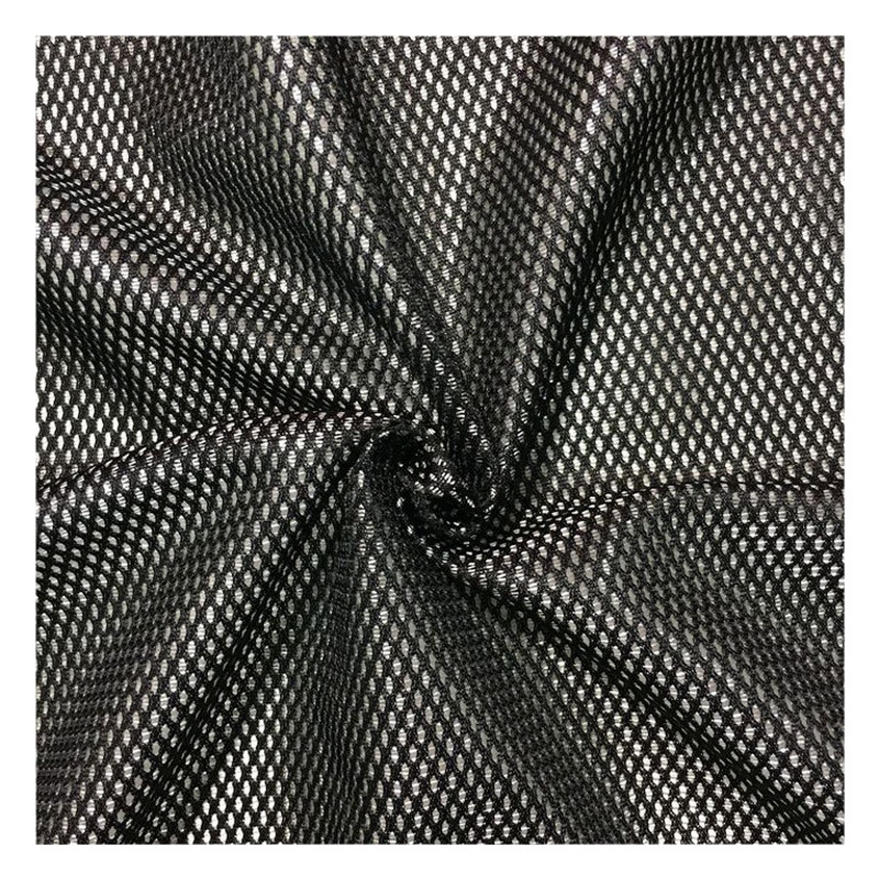Factory spot K257 double color mesh fabric shoe material luggage bird eye mesh fabric with light polyester cushion handbag fabric