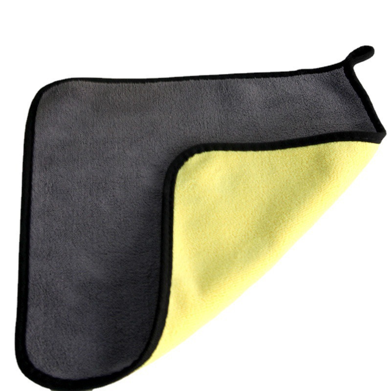 Picture of Double-Sided Thickened Car Wash Towel, Fine Fiber, Soft, Absorbent, Cleaning Cloth That Does Not Damage Car Paint, Car Wiping Towel, Car Wash Towel