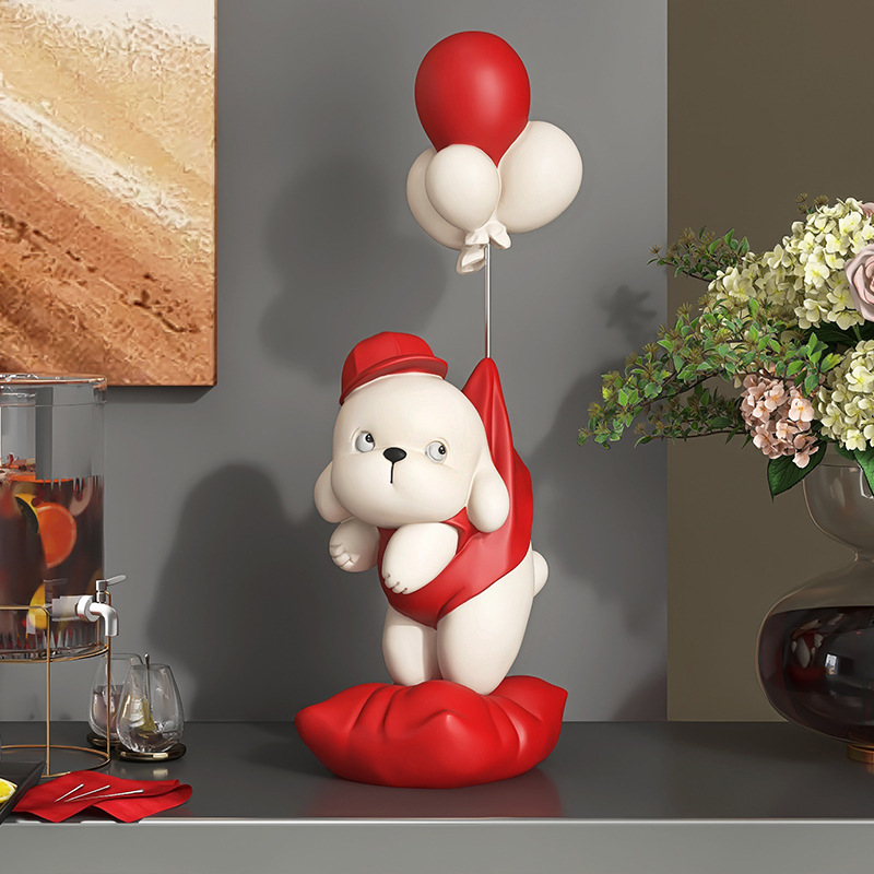 Qi Dog Healing Ornaments Living Room Decoration Home Accessories Friends Best Friends Wedding Gifts for Newlyweds