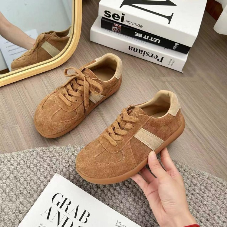 Women's Shoes Foreign Trade Wholesale Spring New Fashion Thick-Soled Lightweight Breathable Casual Shoes Outdoor Trendy Korean Style Sneakers
