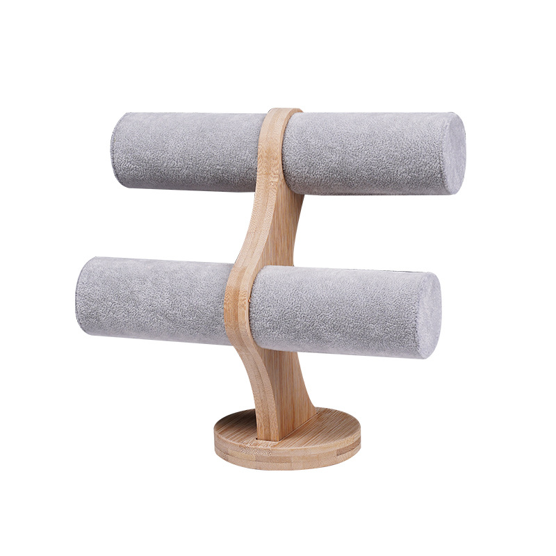 Picture of 2024 New Bamboo Bracelet Display Stand Jewelry Watch Bracelet Storage Stand Jewelry Bracelet Jewelry Hair Ring Storage