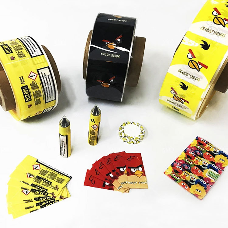 Picture of Manufacturer Supplies Direct Sales Pet Heat Shrinkable Film Transparent Colorful Printed Mineral Water Bottle Heat Shrinkable Set Label Gashapon Label