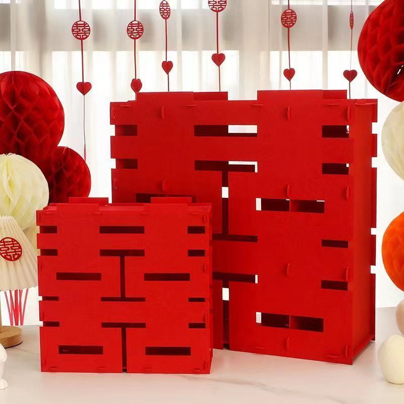 New wedding decoration props three-dimensional Xi character decoration wedding new house decoration wedding room decoration wedding decoration Xi character