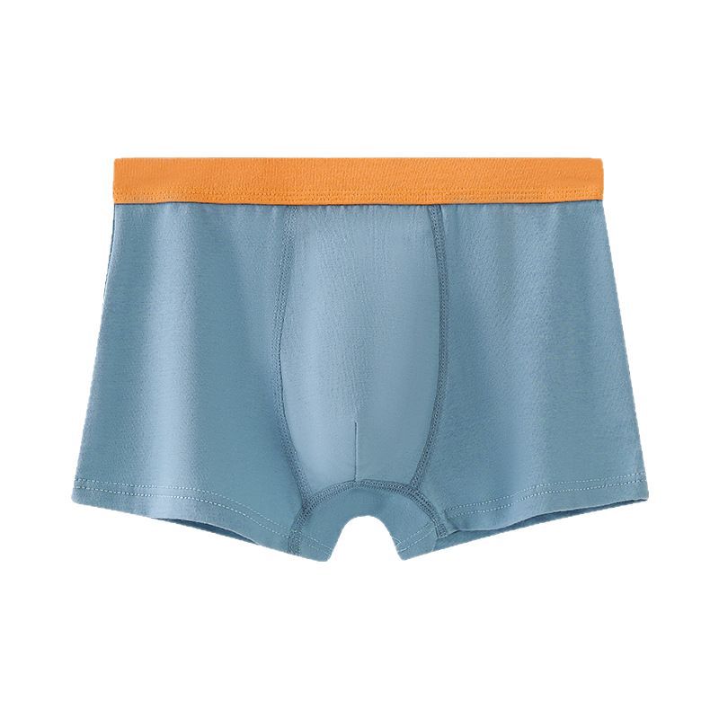 Picture of Boys' underwear boxer pure cotton youth solid color sports children's underwear male students Middle and big children antibacterial