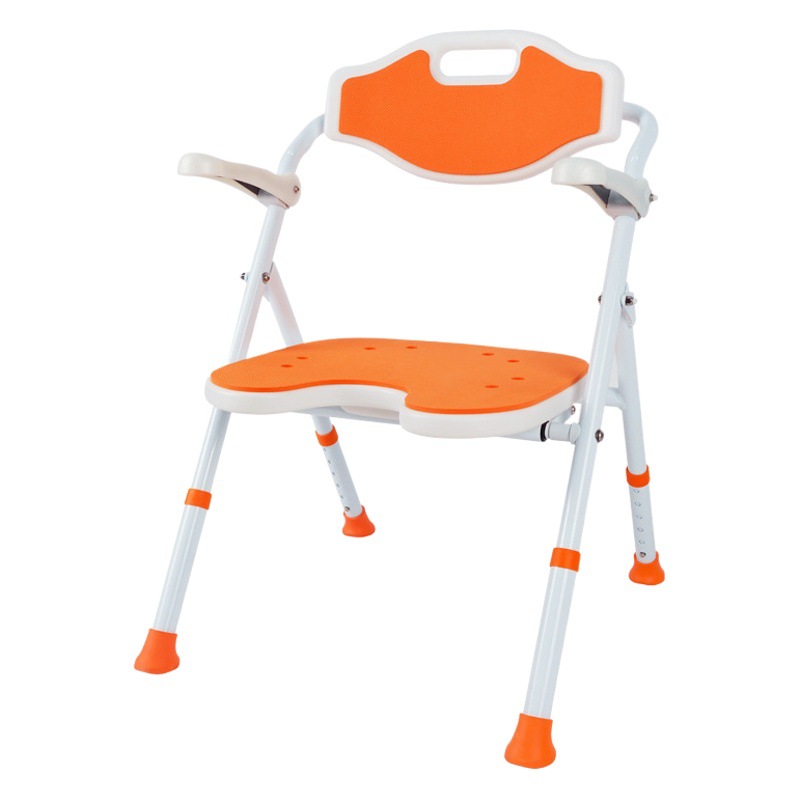 Bathroom special bath chair for elderly pregnant women foldable bathroom non-slip bath stool shower chair cold-proof cushion