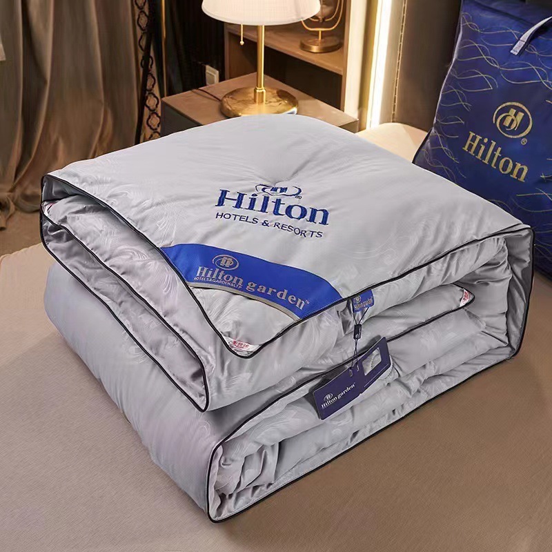 Picture of Hilton Hotel Mulberry Silk Quilt Gift Box Spring Autumn Winter B&B Quilt Core Group Purchase Gift Quilt Wholesale