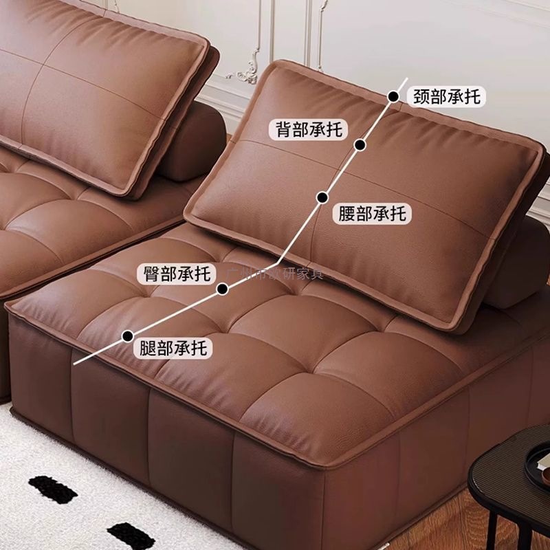 Picture of Light luxury disposable technology cloth tofu block lazy sofa small apartment square living room lounge chair bedroom module flooring