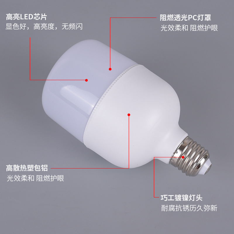 Picture of Led Light Bulb High Cri Super Bright Household E27 Screw Energy-Saving Light Bulb Energy-Saving Gaofushuai Bulb Smart Special Offer