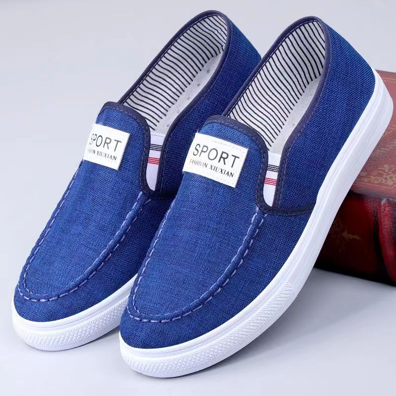 Canvas Men's Spring and Summer Trendy Shoes Men's Non-Slip Deodorant Running Shoes Casual Men's Shoes Student Shoes Stall