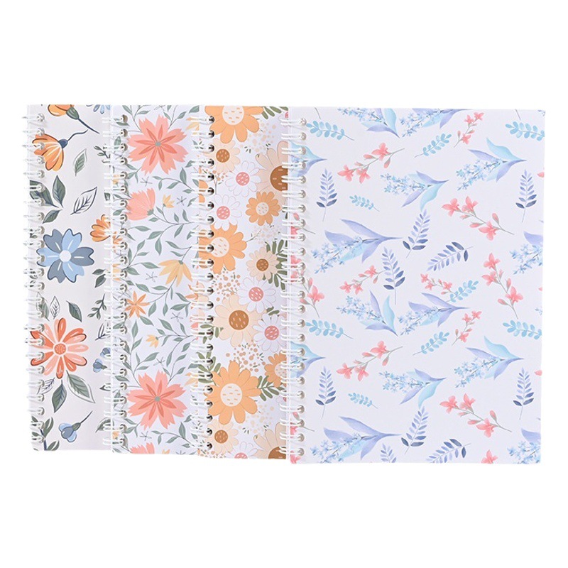 Fresh Flower release book simple tape sticker release paper book double-sided hand book coil book custom wholesale