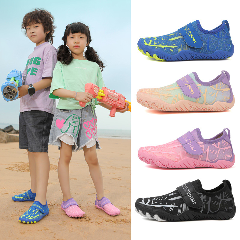 Men's and women's rope skipping shoes for primary and secondary school students yoga fitness shoes supply shock-absorbing running shoes beach non-slip shoes direct sales